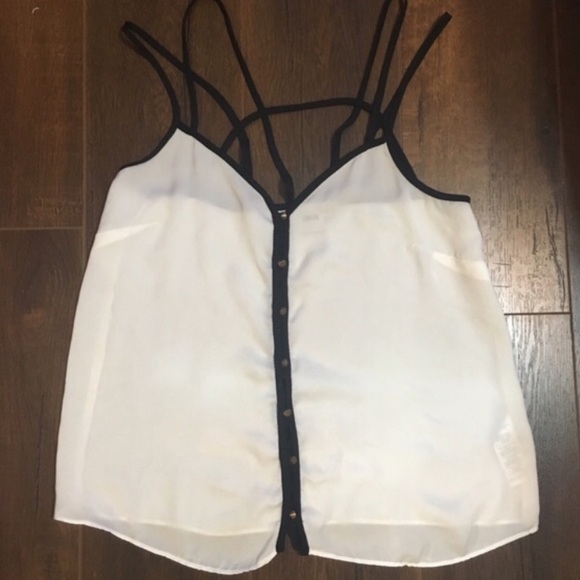 ASOS Black and White Strappy Tank - Picture 3 of 3